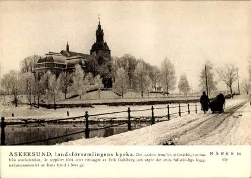 Ak Askersund Schweden, Landsförsamlingens kyrka