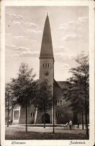 Ak Hilversum Nordholland Niederlande, Zuiderkerk