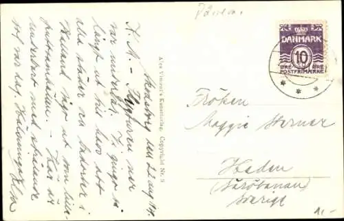 Ak Skodsborg Dänemark, Luftbild vom Badesanatorium