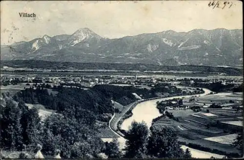 Ak Villach in Kärnten, Totale