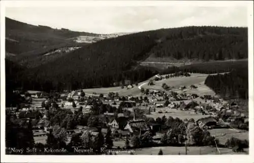 Ak Nový Svět Neuwelt Harrachov Harrachsdorf Riesengebirge Region Reichenberg, Panorama