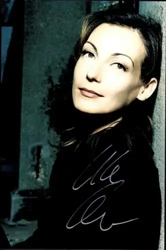 Ak Schauspielerin Ute Lemper, Portrait, Autogramm