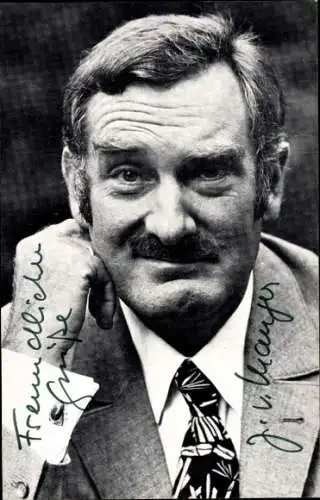 Ak Schauspieler Jürgen von Manger, Portrait, Autogramm