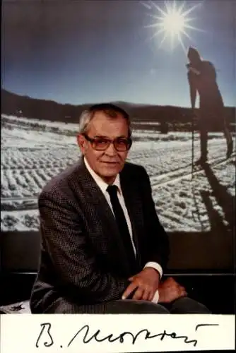 Ak Schauspieler und Sportmoderator Bruno Morawetz, Portrait, Autogramm