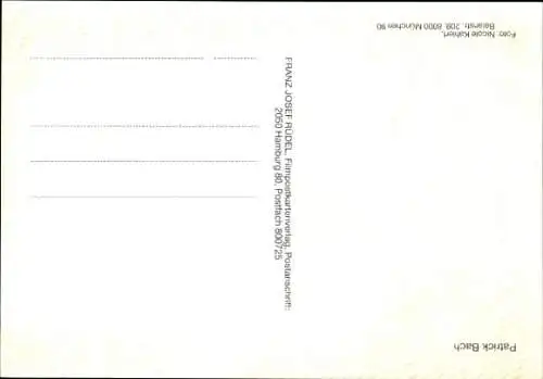 Ak Schauspieler Patrick Bach, Portrait, Autogramm
