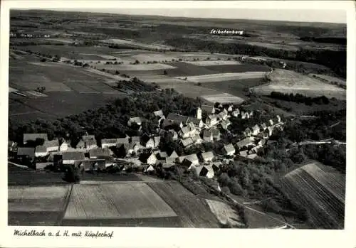 Ak Michelbach an der Heide Gerabronn, Fliegeraufnahme, Küpferhof