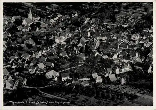 Ak Kippenheim in Baden, Fliegeraufnahme