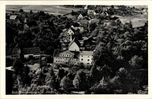 Ak Brandenburg Dietenheim an der Iller Baden Württemberg, Fliegeraufnahme