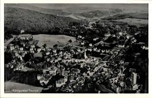 Ak Königstein im Taunus, Fliegeraufnahme