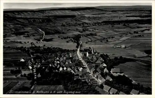 Ak Dürrenzimmern Brackenheim an der Zaber Württemberg, Fliegeraufnahme