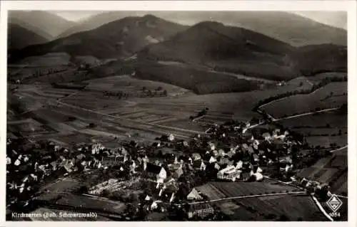 Ak Kirchzarten im Breisgau Schwarzwald, Fliegeraufnahme