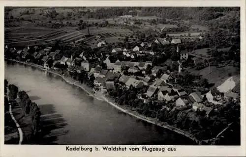 Ak Kadelburg Küssaberg Baden Württemberg, Fliegeraufnahme