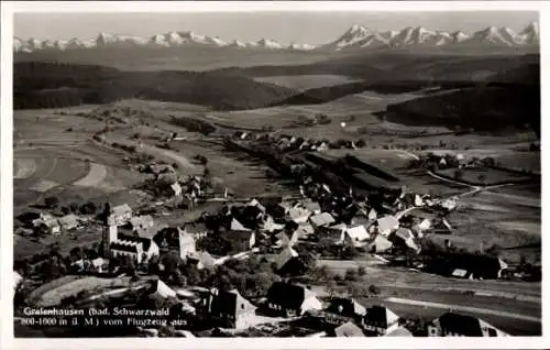 Ak Grafenhausen im Schwarzwald, Fliegeraufnahme