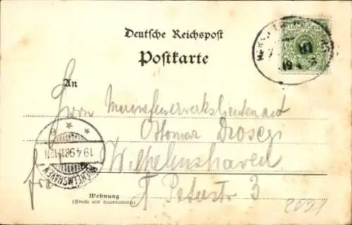 Passepartout Ak Radbruch in Niedersachsen, Beim Schäfer Ast und der Blechkiste