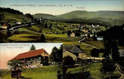 Ak Falkau Feldberg Badischer Schwarzwald, Hochfirst, Gasthof Pension Zur Krone