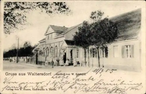 Ak Waltersdorf Schönefeld bei Berlin, Gasthof von W. Schlegel