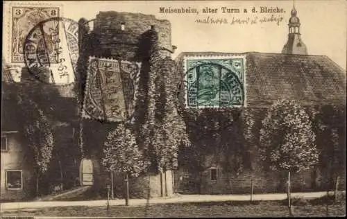 Ak Meisenheim am Glan Pfalz, alter Turm an der Bleiche