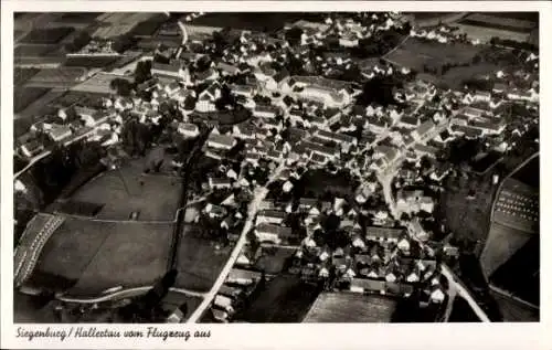 Ak Siegenburg in Niederbayern, Fliegeraufnahme