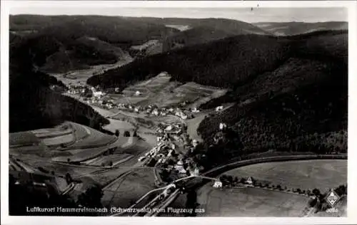 Ak Hammereisenbach Bregenbach Vöhrenbach Baden Württemberg, Fliegeraufnahme