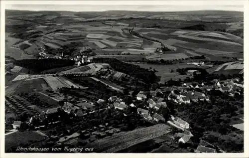 Ak Schmitshausen in der Pfalz, Fliegeraufnahme