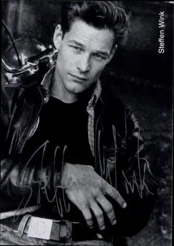 Ak Schauspieler Steffen Wink, Portrait, Autogramm