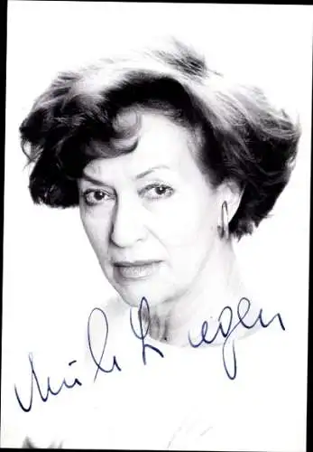 Ak Schauspielerin Ursula Lingen, Portrait, Autogramm