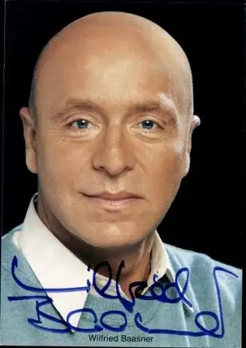 Ak Schauspieler Wilfried Baasner, Portrait, Autogramm