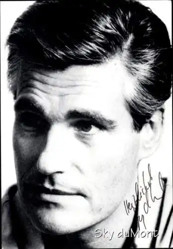 Ak Schauspieler Sky du Mont, Portrait, Autogramm