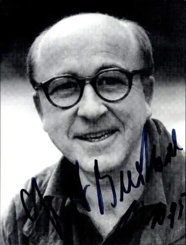 Ak Schauspieler Gert Burkard, Portrait, Autogramm