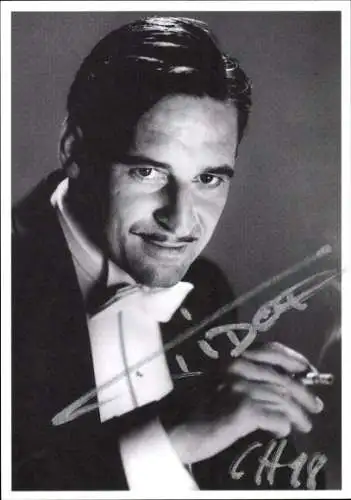 Ak Schauspieler Max Tidof, Portrait, Film Comedian Harmonists, Zigarette, Autogramm