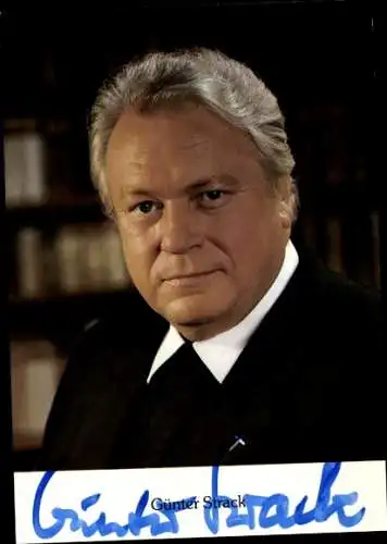 Ak Schauspieler Günter Strack, Portrait, Autogramm