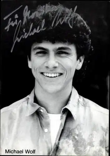 Ak Schauspieler Michael Wolf, Portrait, Autogramm