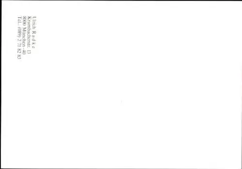 Ak Schauspieler Ulrich Radke, Portrait, Autogramm