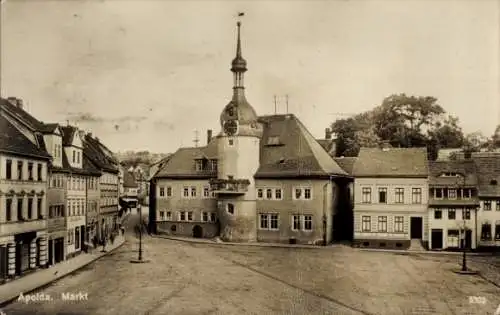 Ak Apolda in Thüringen, Markt