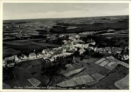 Ak Absberg in Mittelfranken, Fliegeraufnahme