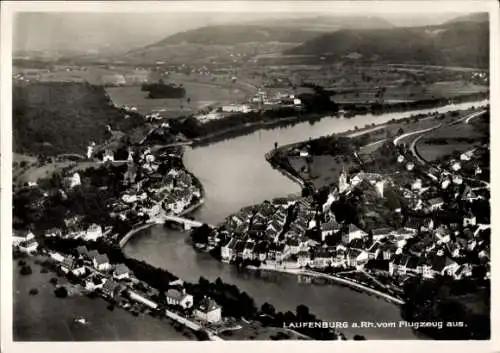 Ak Laufenburg am Hochrhein, Fliegeraufnahme