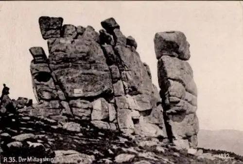 Foto Podgórzyn Giersdorf Riesengebirge Schlesien, Słonecznik, Mittagstein, Polední kámen