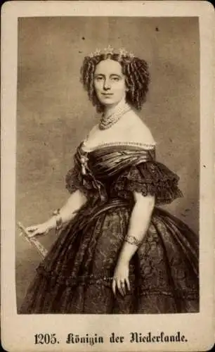 CdV Sophie von Württemberg, Königin der Niederlande