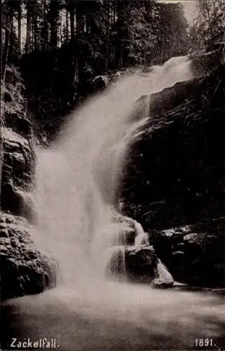 Foto Szklarska Poręba Schreiberhau Riesengebirge Schlesien, Zackelfall