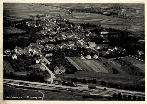 Ak Westhausen in Württemberg, Fliegeraufnahme