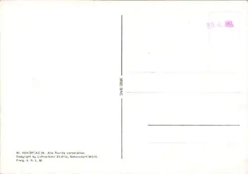 Ak Sennfeld Adelsheim in Baden, Fliegeraufnahme