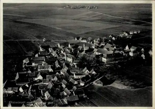 Ak Giebelstadt in Unterfranken, Fliegeraufnahme