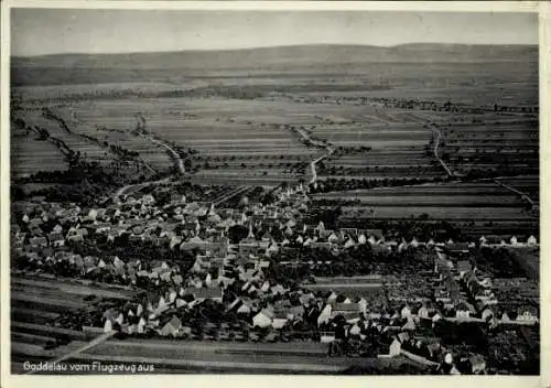 Ak Goddelau Riedstadt in Hessen, Fliegeraufnahme