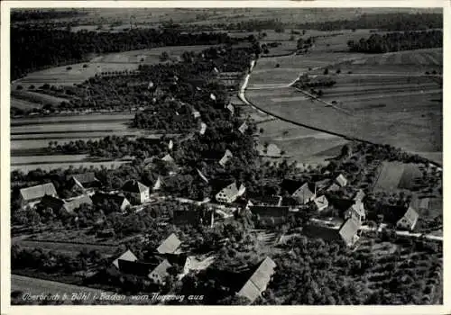 Ak Oberbruch Bühl in Baden Schwarzwald, Fliegeraufnahme