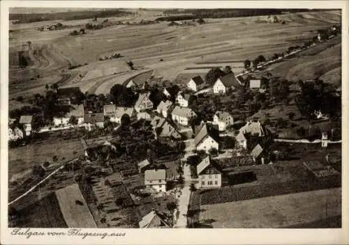 Ak Sulgau Schramberg im Schwarzwald, Fliegeraufnahme