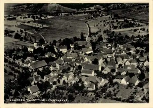 Ak Laufen Sulzburg im Schwarzwald, Fliegeraufnahme