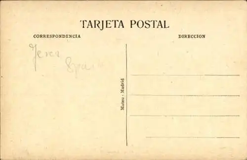 Ak Cádiz Andalusien, Pedro Domecq, Transport von Wein & Cognac