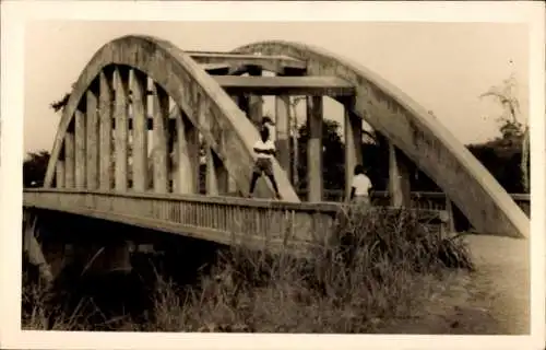 Foto Brazzaville Französisch Kongo, Brücke