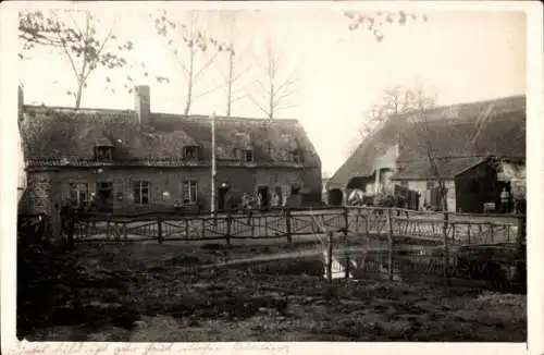 Foto Ak 1. Weltkrieg, Ort in Frankreich