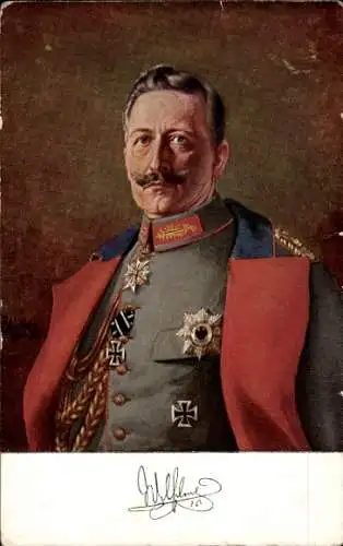 Künstler Ak Swierzy, R., Kaiser Wilhelm II., Portrait